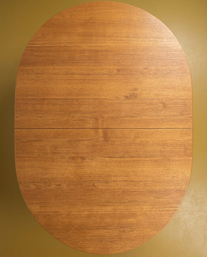 Tavolo Ovale Tibro Design Svedese Vintage Anni '50 Teak con Allunga | L.140 | 96sw28745