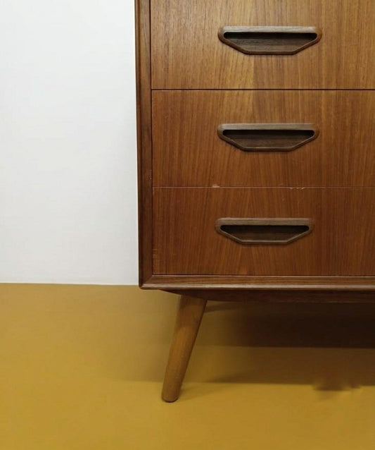 Cassettiera Teak Danese Anni 50 | 100cm | 95vnt100