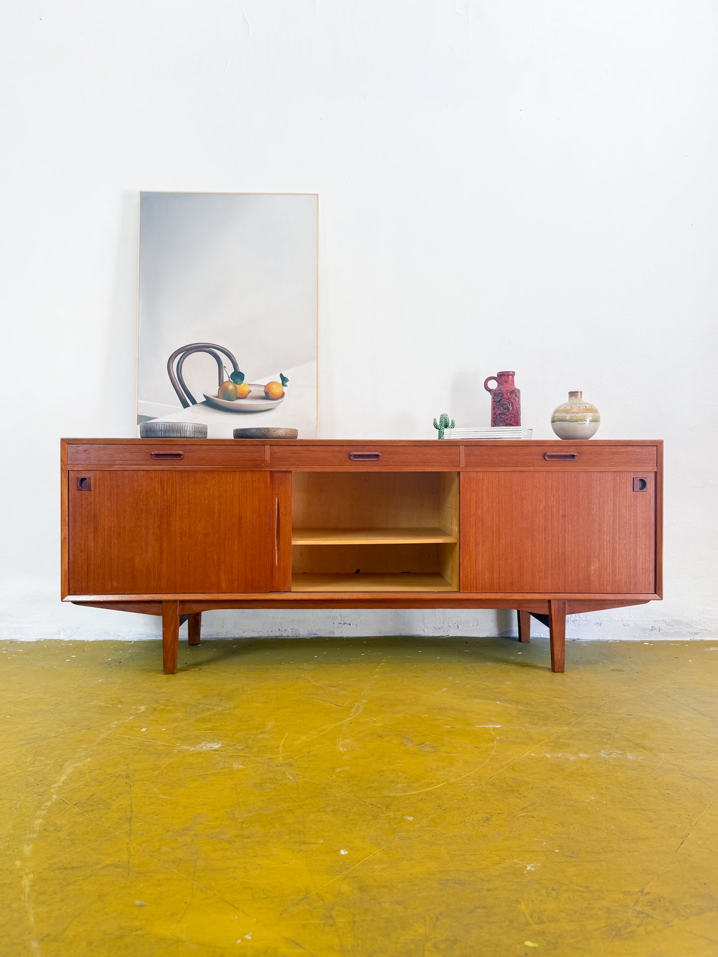 Sideboard design danese vintage anni 50 [91vnt2] misure L.200 H.79 P.50