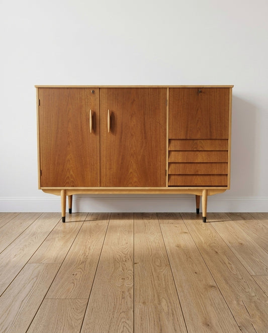 Credenza Nils Jonsson svedese vintage anni 50 [97sw27223] misure L.155 H.111 P.44