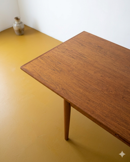 Tavolo BRDR FURBO Danese Vintage Anni '60 Teak 2 Allunghe | 145cm | 97vnt3