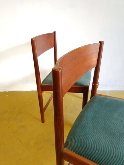 Sedie Kurt Ostervig per Sibast design danese originale vintage anni 50 [mko-sibast] misure H.80/48 L.50 P.46