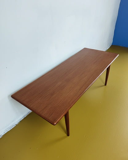 Tavolino Trasformabile Vintage Danese Teak Anni '60 Regolabile | 160cm | lp