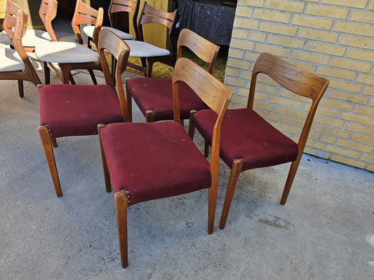 Sedie Henning Kjærnulf design danese vintage anni 50 [94jm] misure su richiesta | IN ARRIVO A NOVEMBRE