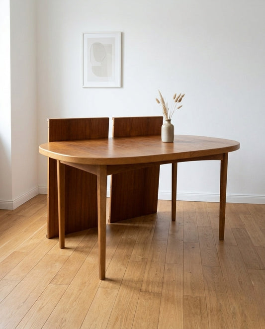 Tavolo ovale Mod. Reno Bertil Fridhagen design danese anni '60 | teak | 98sw29118