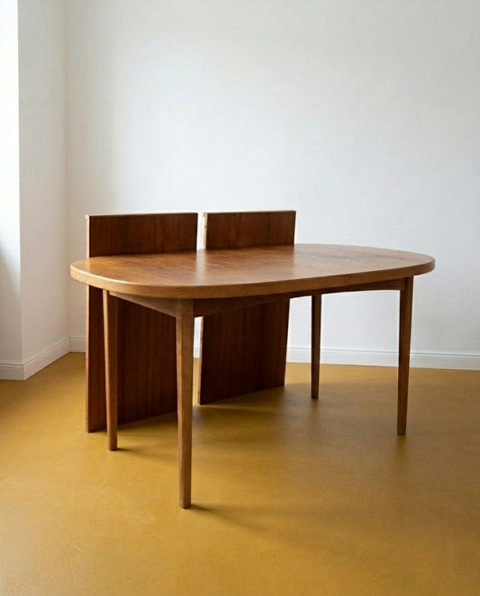Tavolo ovale Mod. Reno Bertil Fridhagen design svedese anni '60 | teak | 98sw29118