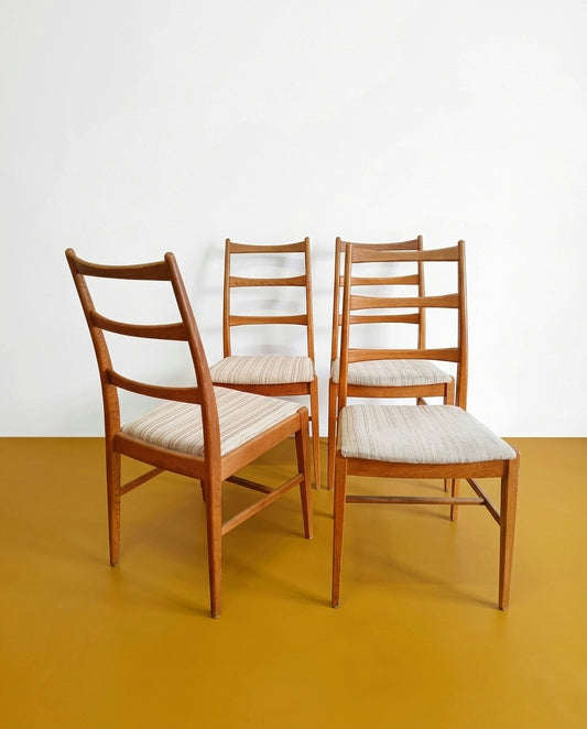 Set 4 Sedie Danesi Quercia | Schienale Tre Listelli | 70sw-21190alte