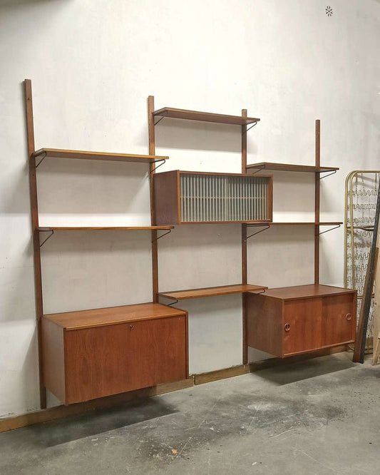 Libreria design danese vintage anni 60 [83jcas42799] misura L.243,5 H.201