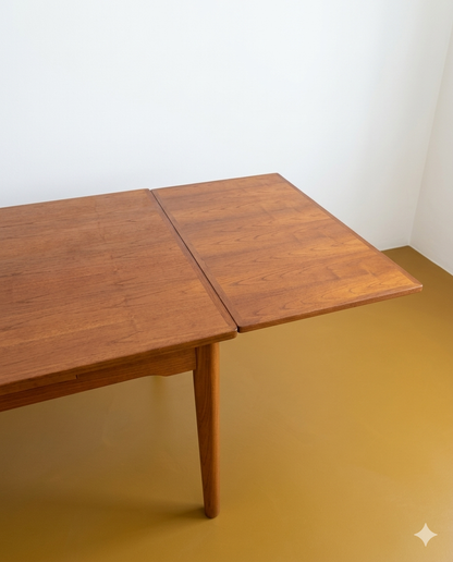 Tavolo BRDR FURBO Danese Vintage Anni '60 Teak 2 Allunghe | 145cm | 97vnt3
