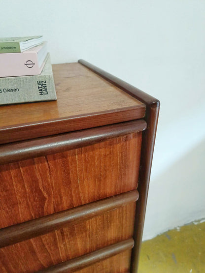 Cassettiera Danese Vintage Anni 50 Teak | Sei Cassetti 106cm