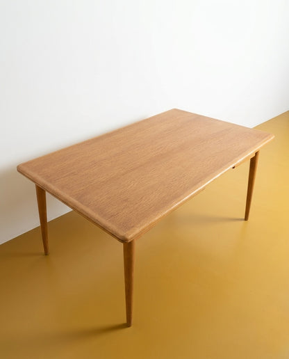 Tavolo Danese Vintage Anni '60 Quercia 2 Allunghe | 140cm | 96j44043