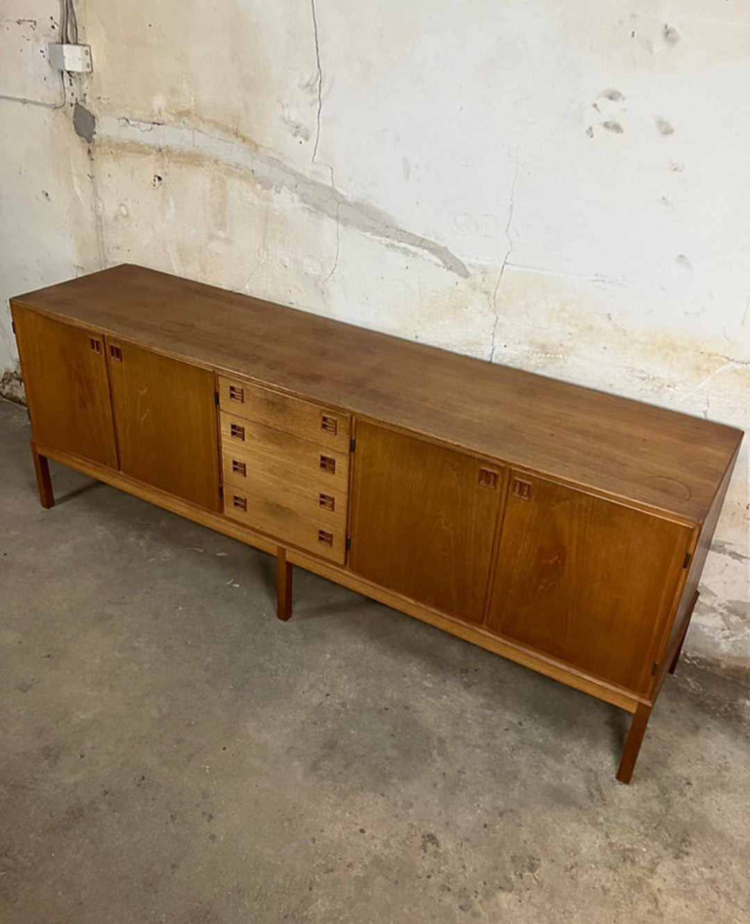 Sideboard Bernhard Pedersen design danese vintage anni 50 [ck1935] misure L.234 H.86 P.54