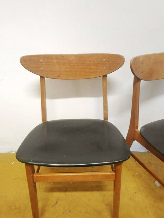 Sedie Farstrup Modello 210 Danesi Vintage Anni '50 Teak | set 2 sedie