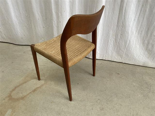 Sedia Niels Moller design danese vintage [j44142] misure da richiedere