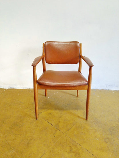 Poltroncina Arne Vodder Danese Vintage Anni '50 Teak