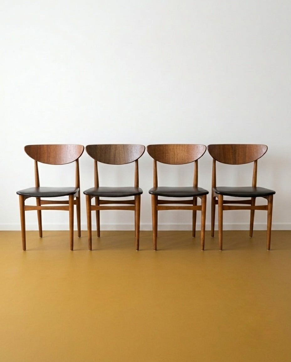 Set 4 sedie design danese vintage anni 50 | 98vnt6