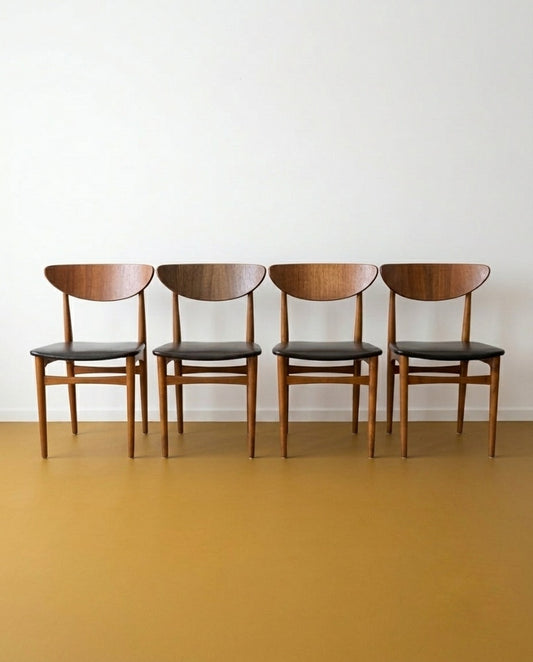 Set 4 sedie design danese vintage anni 50 | 98vnt6
