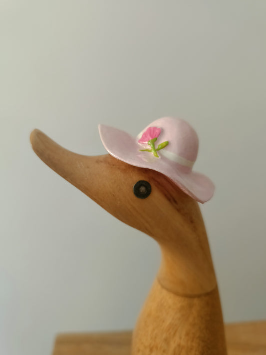 Papera a fiori stivale rosa con cappello [pre-order]
