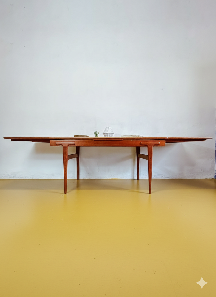 Tavolo Allungabile Teak Ejvind A Johansson Vintage Danese Anni 50 | 160cm