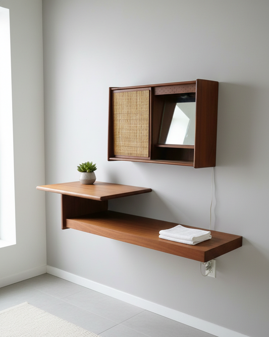 Specchio Arne Wahl Iversen design danese anni 50 | misure 66cm