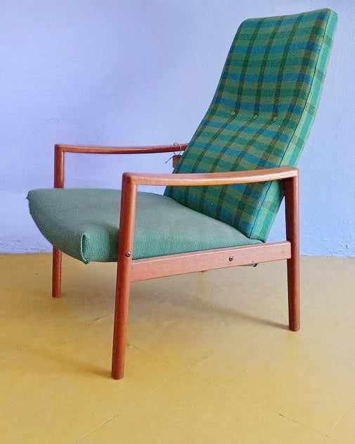 Poltrona design danese vintage anni 50 [79sw23595] misure L.66 H.99/35 P.75
