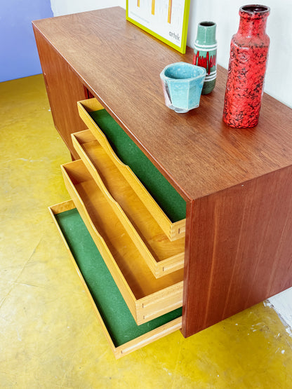 Sideboard Børge Mogensen Danese Vintage Anni '50 | Teak Ante Cassetti 150cm