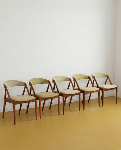 Sedie Kai Kristiansen n.31 design danese vintage anni 50 | 97vnt3 | in restauro