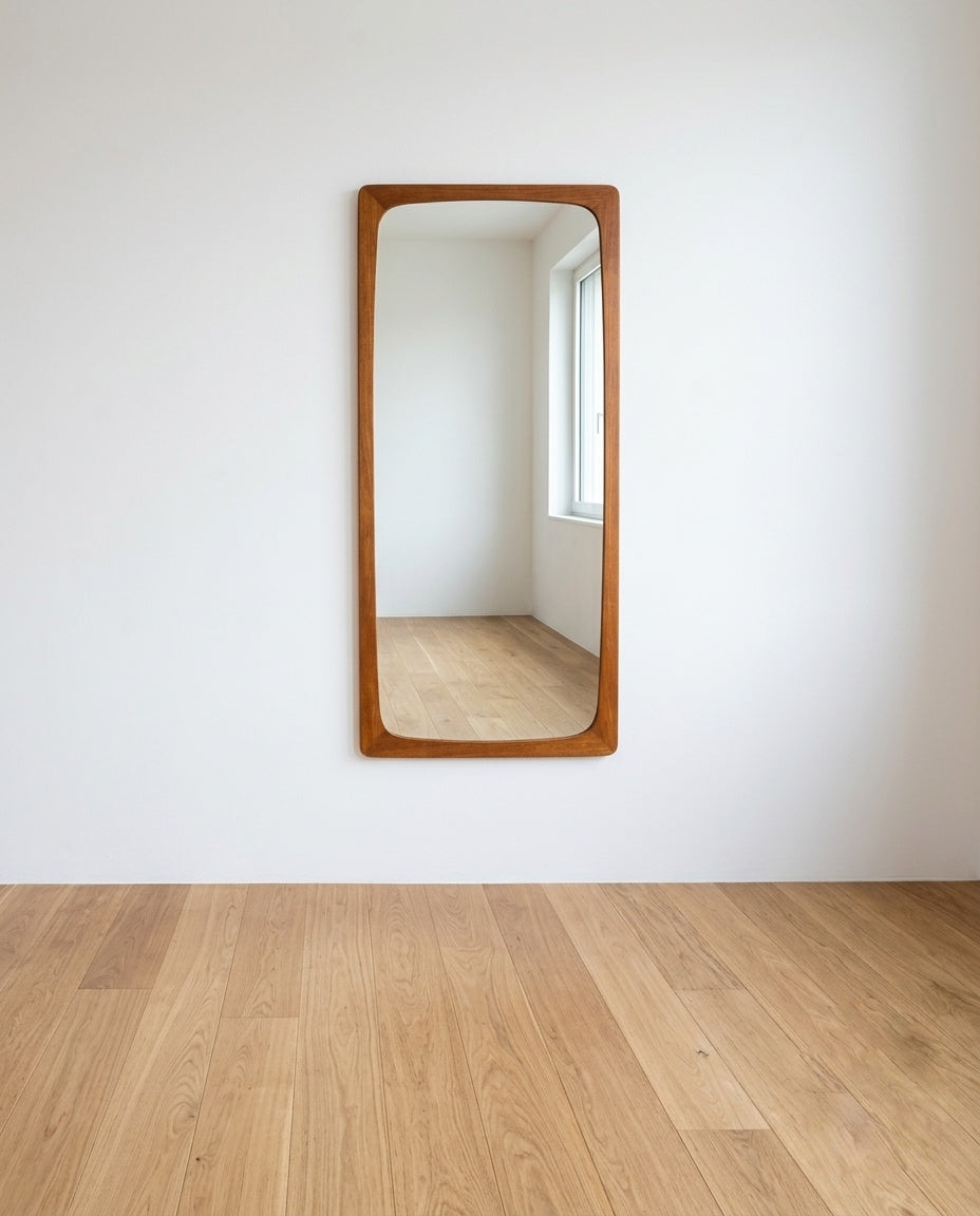 Specchio vintage teak |design danese anni '60 | H.99 | in arrivo a settembre | 99ck2453