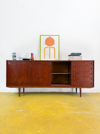 Sideboard vintage design danese originale anni 50 [68vc-2] misure L.200 H.84 P.43
