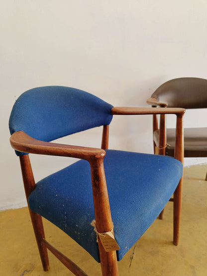 Sedie Kurt Olsen design danese vintage anni 60 [65sea-db12103] misure L.64 P.55 H.78/45