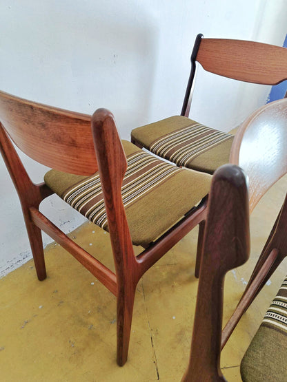 Sedie design danese originale vintage anni 60 [91vnt] misure L.46 H.78/45 P.45