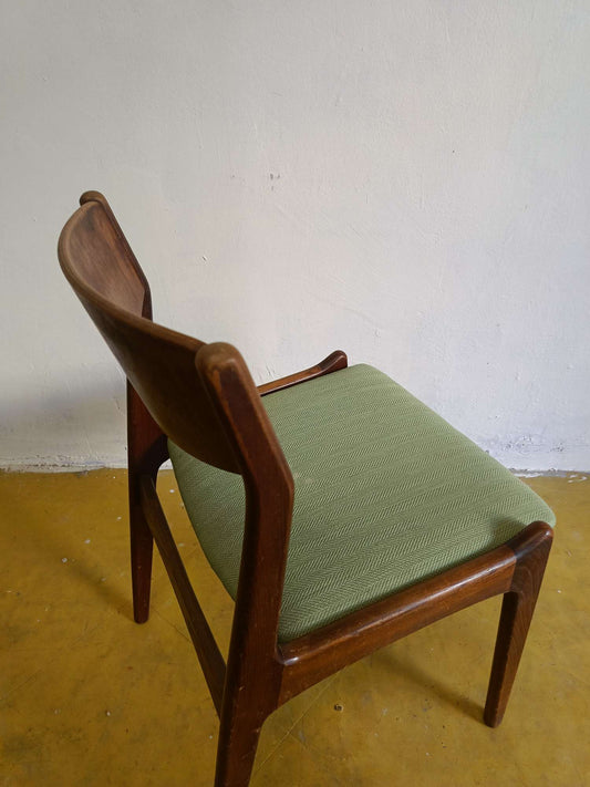 Sedia P.E.Jørgensen design danese originale vintage anni 60 [74st-3b] misure H.77/44 L.48 P.43/50