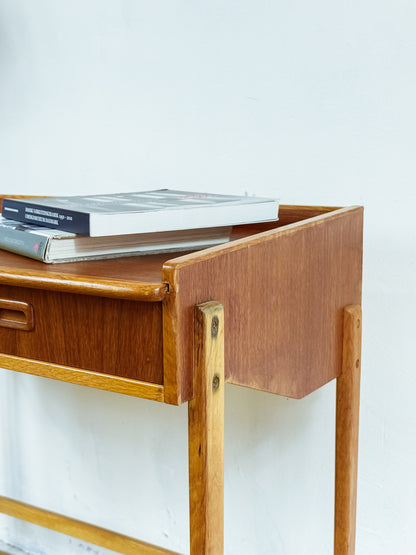 Consolle Toletta Svuotatasche Vintage Svedese Anni '60 | Teak Quercia 90cm