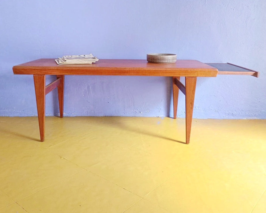 Tavolino design danese vintage anni 50 [77j41894] misure L.135 H.53 P.58