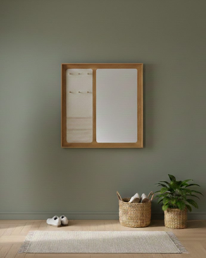 Specchio attaccapanni Aksel Kjersgaard design danese vintage anni 50 [jal43850] misure da richiedere