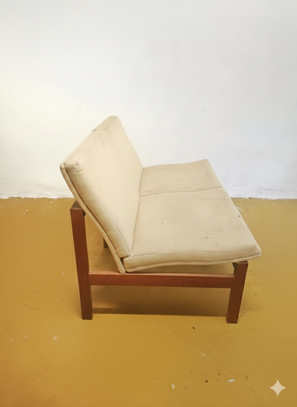 Coppia Poltrone Moduline Gjerlov Knudsen Lind | Teak Anni '60