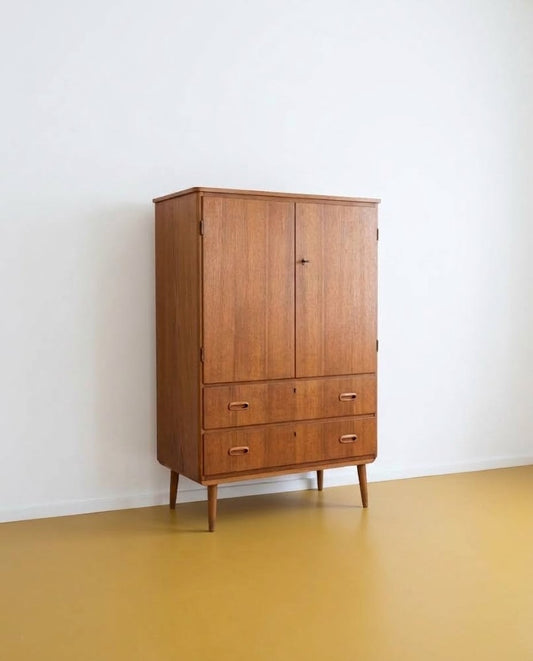Armadio Teak Ante a Battente Design Danese Anni '50 | 82cm | 99sw29487