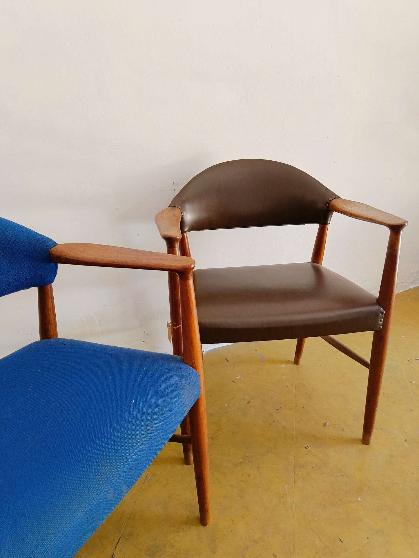 Sedie Kurt Olsen design danese vintage anni 60 [65sea-db12103] misure L.64 P.55 H.78/45