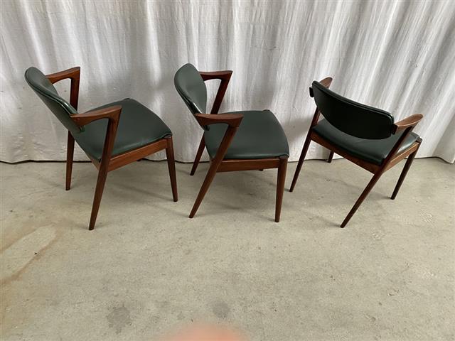 Sedie Kai Kristensen vintage design danese anni 60 [j44116] misure su richiesta