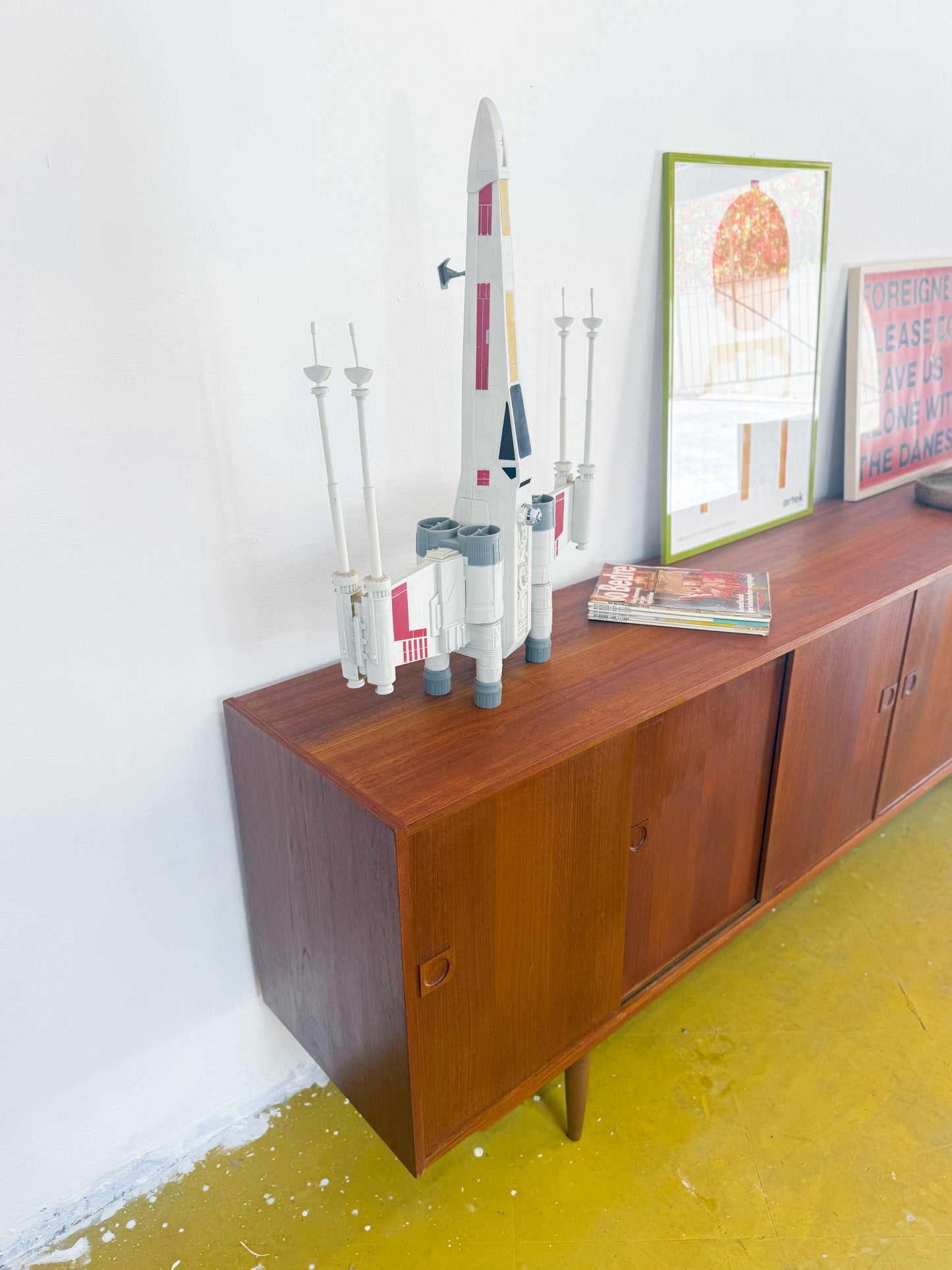 Sideboard design danese vintage anni 50 [91vnt1] misure L.242 H.84 P.42