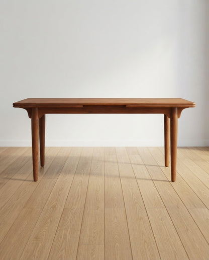 Tavolo rettangolare danese vintage Omann Jun | teak | prolunghe a scomparsa | 100vnt5