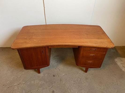 Scrivania Danese Vintage Anni '50 Teak | Piano curvo 143cm | IN ARRIVO A NOVEMBRE