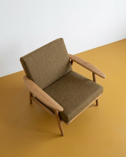 Poltrona Danese Vintage Anni '60 Teak Schienale Alto Elegante