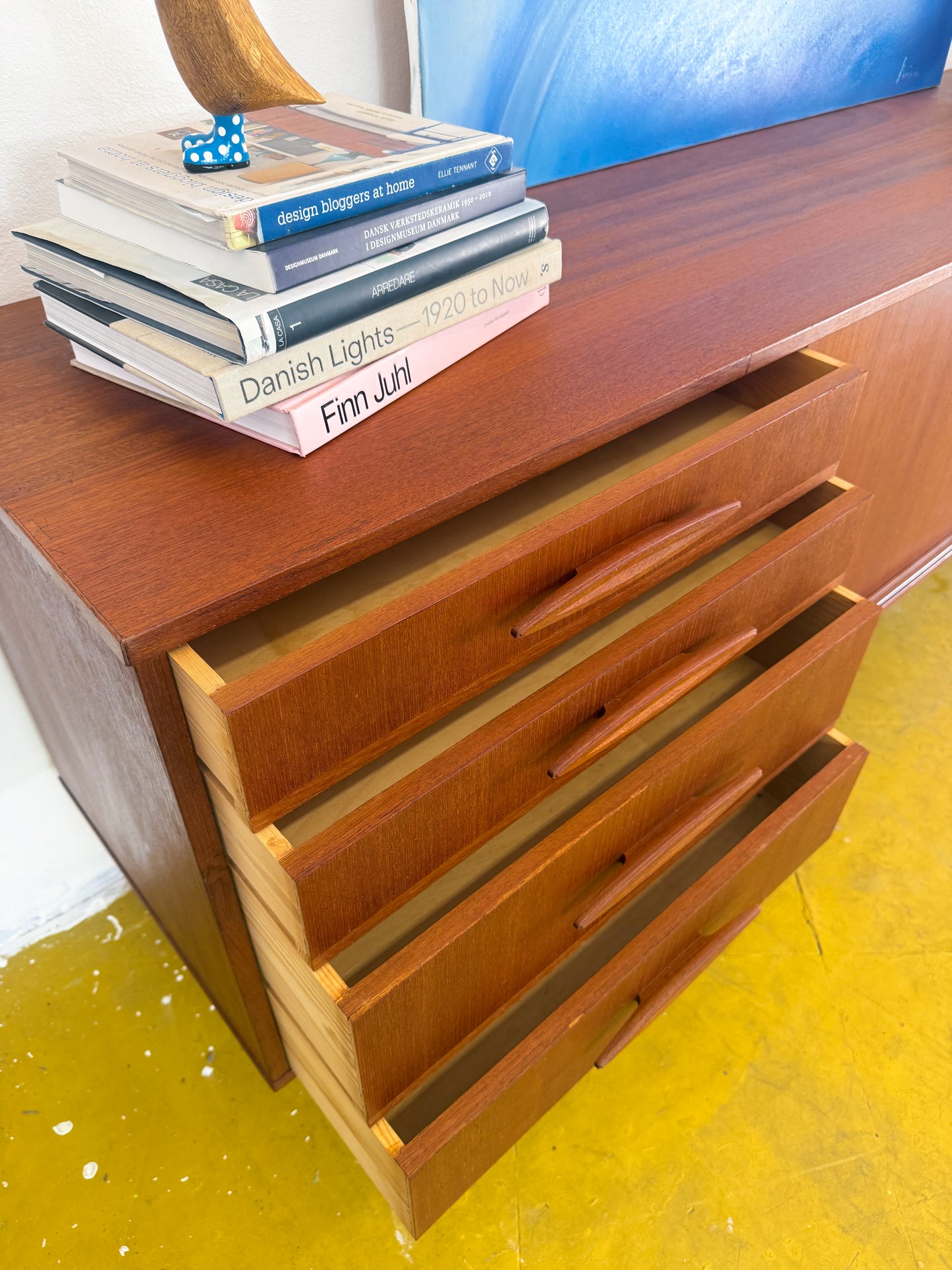 Sideboard design danese vintage anni 50 [91vnt4] misure L.200 H.79 P.50
