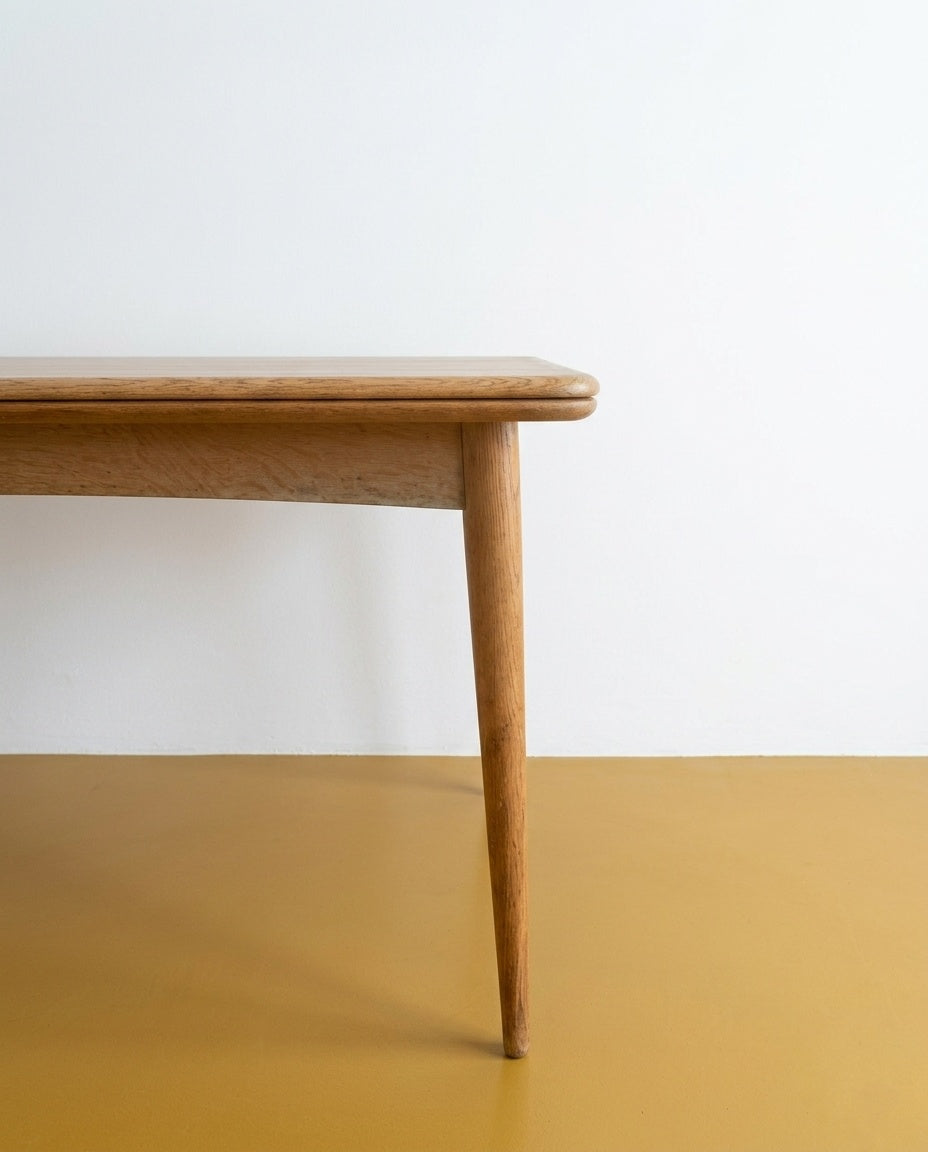 Tavolo Danese Vintage Anni '60 Quercia 2 Allunghe | 140cm | 96j44043