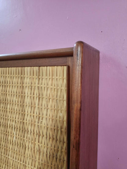 Specchio Arne Wahl Iversen vintage design danese originale anni 50 [72rdx-ratt] misure H.66 L.90 P.25