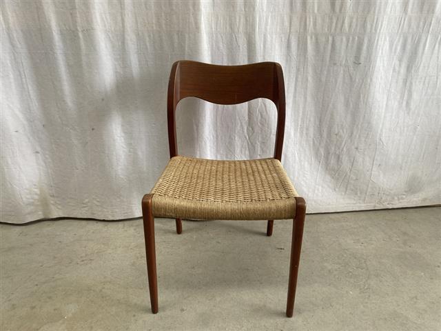 Sedia Niels Moller design danese vintage [j44142] misure da richiedere