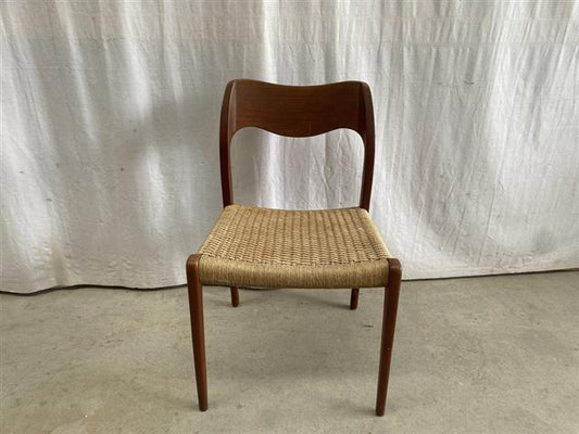 Sedia Niels Moller design danese vintage [j44142] misure da richiedere