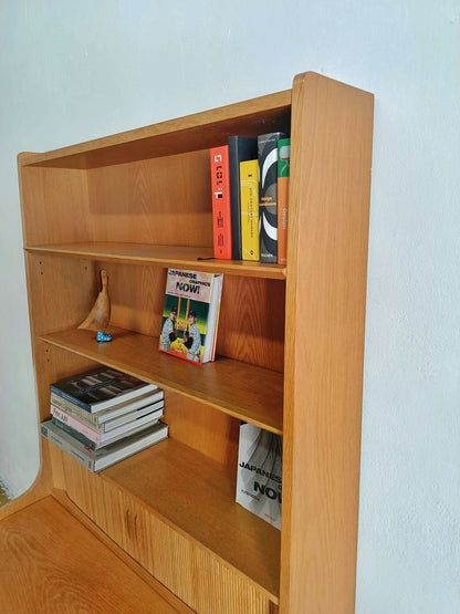 Libreria Johannes Sorth design danese vintage anni 50 [89ck1799] misure L.182 H.100 P.43
