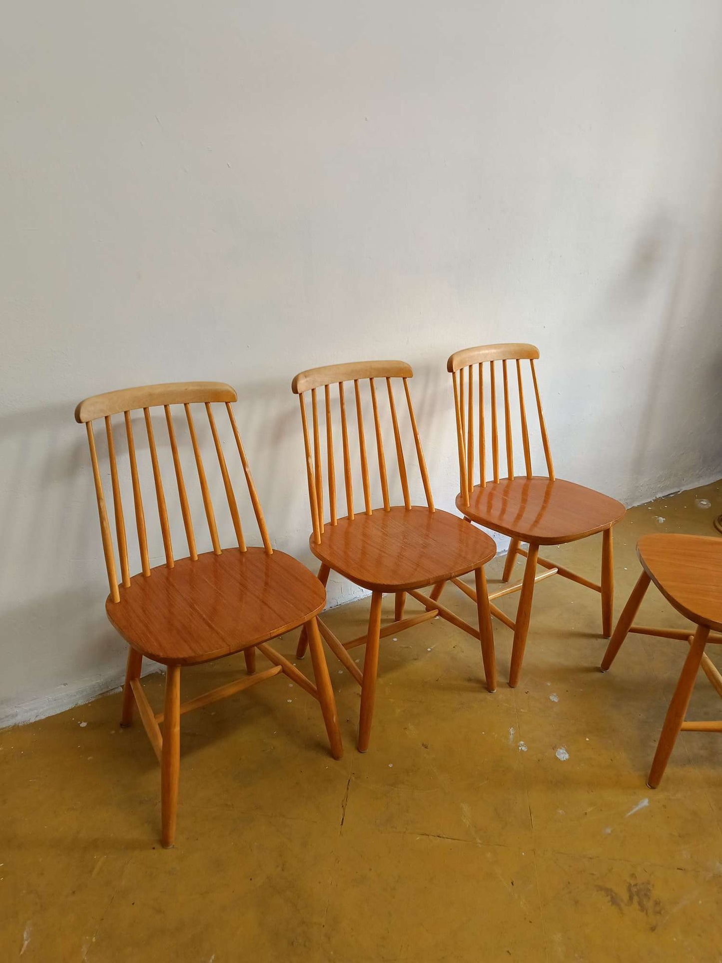 Sedie Nesto design danese vintage anni 50 [91sw24466] misure L.42 H.82/45 P.47